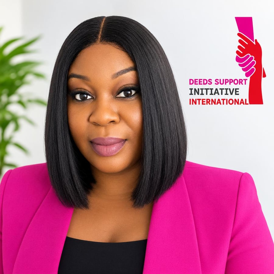 Dr. Emmanuella Dike, Founder and Chief Executive Officer of Deeds Support Initiative International